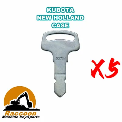 Buy 5pcs Fits Kubota B Series Tractor Keys 15248-63700 6c040-55432 Case New Holland • 6$