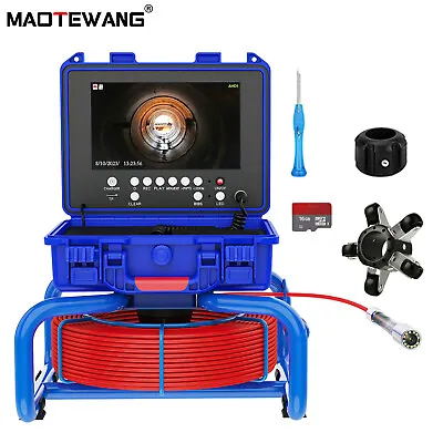 Buy 9  Sewer Camera 512HZ Pipe Inspection Camera Self-leveling Meter Counter DVR 20M • 488.58$