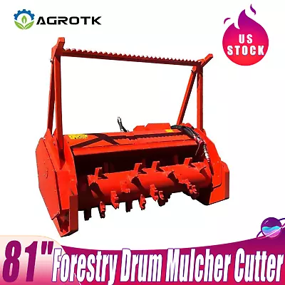 Buy AGROTK 81  Forestry Drum Mulcher Cutter High Quality Skid Steer Attachment • 7,199.20$