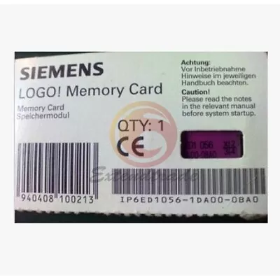 Buy ONE NEW Siemens LOGO！Memory Card 6ED1056-1DA00-0BA0 • 118.92$