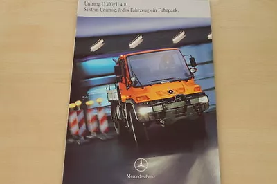 Buy 157581) Mercedes Unimog U 300 400 Brochure 01/2002 • 6.95$