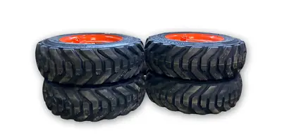 Buy 4 New HD 10-16.5 Skid Steer Tires/wheels/rims For Kubota SSV65 - 10x16.5- 12 Ply • 1,390$