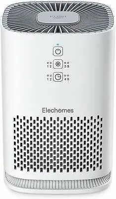 Buy ELECHOMES Air Purifier Large True HEPA Filter Ultra Quiet Air Cleaner 215 Sq. Ft • 49.99$