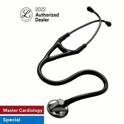 Buy 3M Littmann Master Cardiology Stethoscope 2176 - Black Tube & Black Chestpiece • 227$