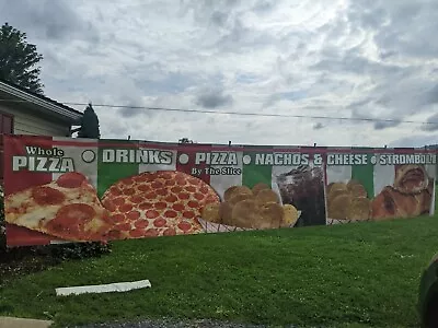 Buy Concession Trailer Pizza Drinks Nachos And Cheese Huge Flag Banner Sign  • 50$