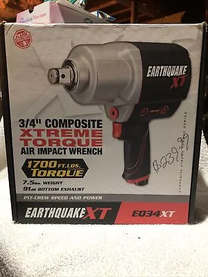 Buy Earthquake XT 3/4  Composite Xtreme Torque Air Impact Eq34xt - 792363628921 • 179.99$