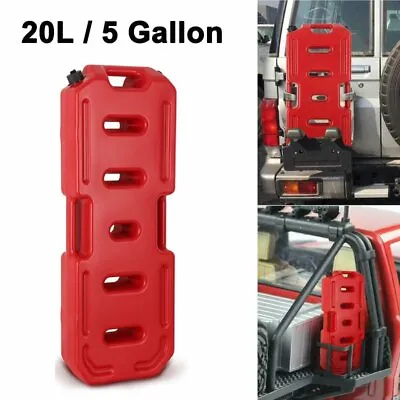Buy 20L 5Gallon Can Emergency Backup Tank Fuel Gas Gasoline For Jeep SUV ATV • 93.99$
