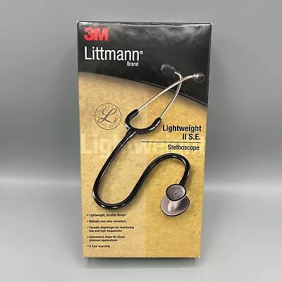 Buy 3M Littmann 2450 Lightweight II S.E. Stethoscope, 28 Inch 71 CM, Black • 47.97$