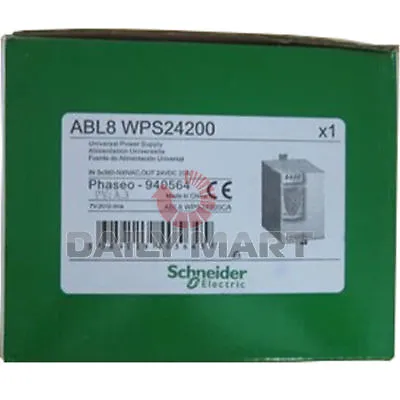 Buy New Schneider Electric ABL8WPS24400 AC-DC Square D PLC Programmable Power Supply • 603.22$