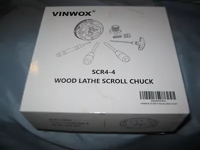 Buy SCR4-4 Wood Lathe Chuck Wide Jaw Self-Centering Scroll Chuck • 44.99$