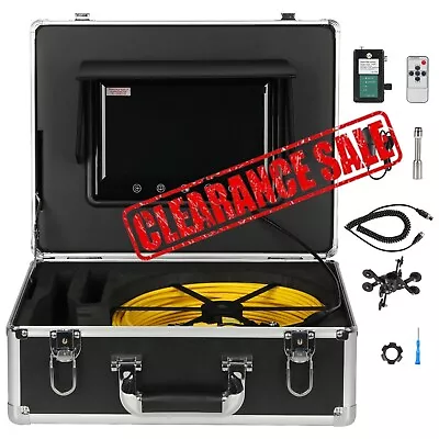 Buy 8GB DVR 7  Drain Pipe Sewer Inspection Camera System LCD Screen Clearance Sale • 239.99$