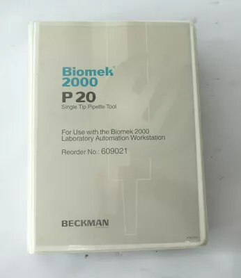 Buy BECKMAN BIOMEK 2000 P20 P 20 SINGLE TIP PIPETTE TOOL W/ Case • 40$