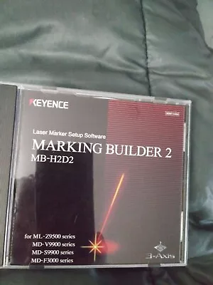 Buy Keyence Marking Builder MB-H2D2 Software For Laser Markers And Engravers MD ML.. • 949$