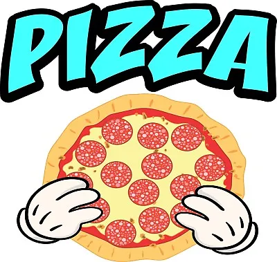 Buy Pizza DECAL (Choose Your Size)  Concession Food Truck Vinyl Sticker M • 12.99$