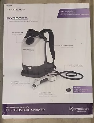 Buy Protexus PX300ES Professional Cordless Electrostatic Backpack Sprayer **NIB** • 533$
