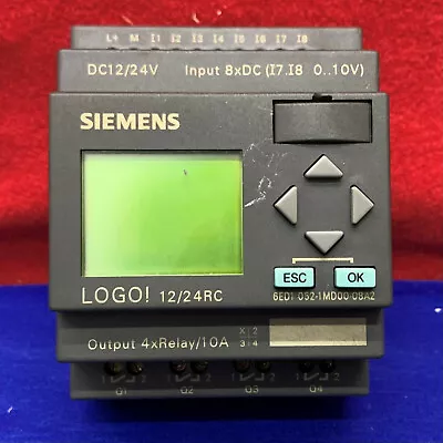 Buy Siemen Logo Logic Module Display 6ED1052-1MD00-0BA2 DC12/24V • 79.99$