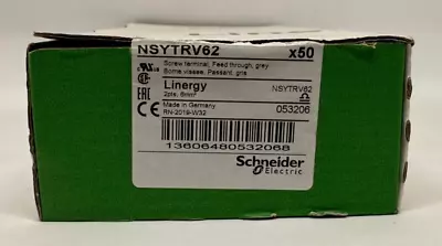 Buy NSYTRV62 Schneider Electric Terminal Blocks Screw Terminals LOT OF 50 (33) • 55$