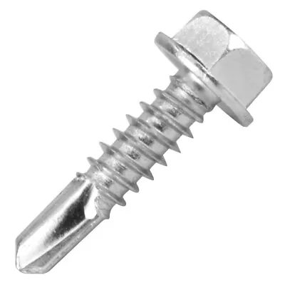 Buy Skywalker #14 Self-Tapping Screw 1/4  X 1  With 3/8  Hex Head (100 Pack) • 19.99$
