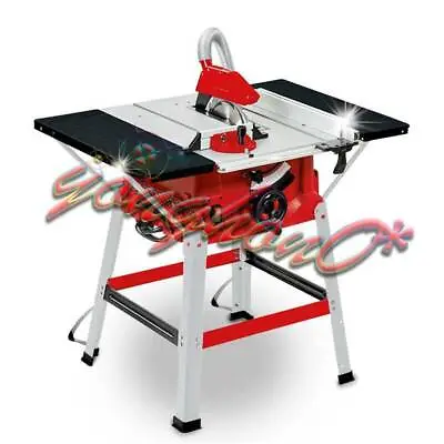 Buy 1800W Table Saw 230-240V 10  Stand Sliding Extension Bench Top Woodworking #WD10 • 724.73$