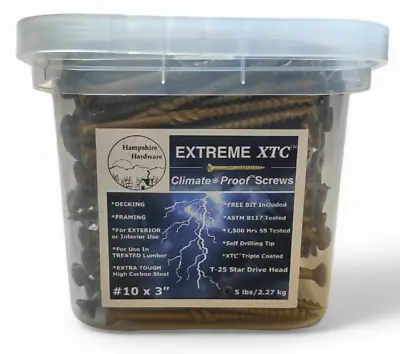 Buy XTC™ Climate Proof™ Decking And Framing Screws #10 X 3  • 32.99$