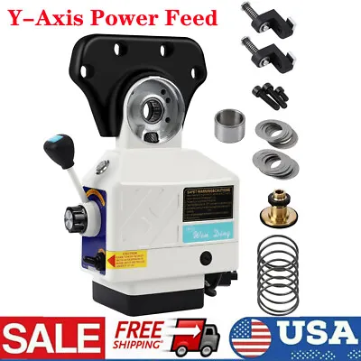 Buy Power Feed Y-Axis 450LbS Torque For Bridgeport Type Milling Machines 0-200 RPM • 137.99$