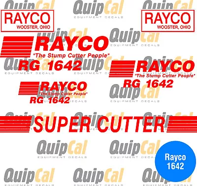Buy Rayco RG 1642 Super Cutter Decal Set.  Decals For Carlton, Rayco, Vermeer • 65$