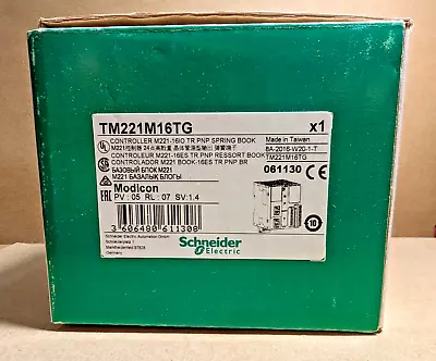 Buy Schneider Electric TM221M16TG M221 Controller, 16 Transistor PNP IO New In Box • 365$