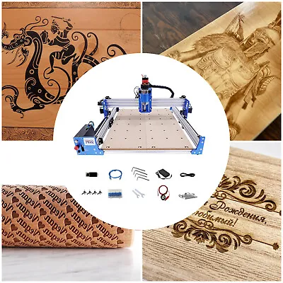 Buy Industrial 3-Axis 4040 Wood Carving Milling CNC Router Engraver Cutting Machine • 415$