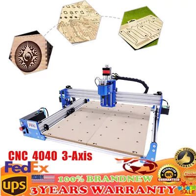 Buy 3-Axis 4040 Wood Carving Milling CNC Router Engraver Engraving Cutting Machine! • 394.25$