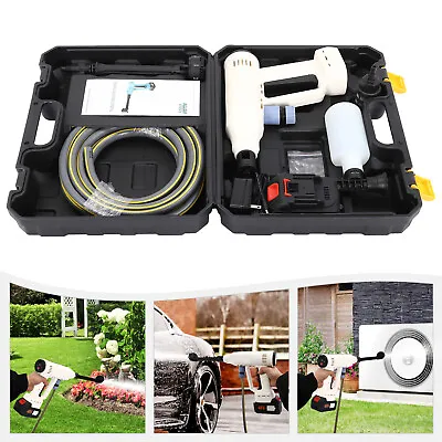 Buy Portable Cordless Battery Powered Pressure Washer For Car Home Garden Wash NEW • 91.90$