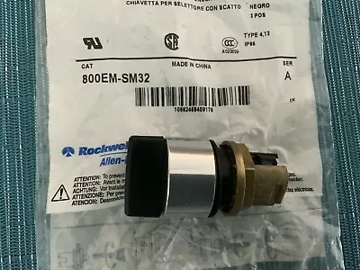 Buy New AB Allen Bradley 800FM-SM32 Ser A Selector Switch 3 Position Maintained • 22$