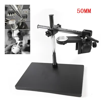 Buy Digital Microscope Camera Dual Arm Set 50mm Table Stand Holder Lift Bracket Lab • 76$