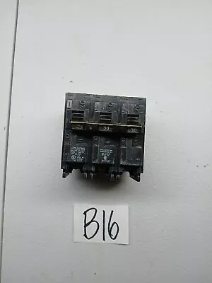 Buy Siemens B330 30 AMP 240 V 3 Pole Bolt In Circuit Breaker Used Good Condition • 28.99$