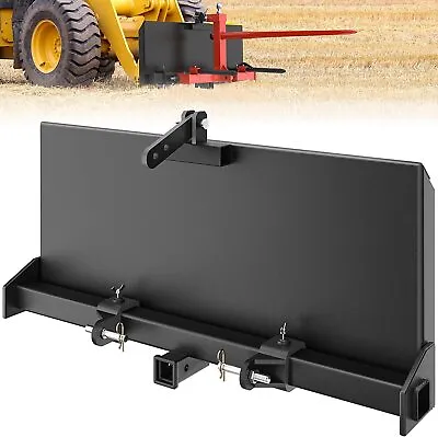 Buy 5/16  2  Receiver Hitch Quick-Attach W/Adjustable Width Plate For Load Tractor • 207.99$