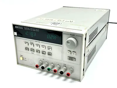 Buy HP E3631A Triple Output DC Power Supply 0-6V 5A / 0-25V 1A NO HP-IB PLUG • 494.99$