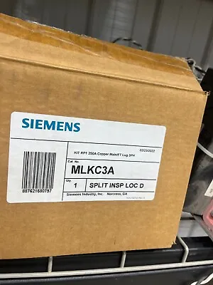 Buy Siemens MLKC3A Main/Sub-Feed Lug Kit • 190$