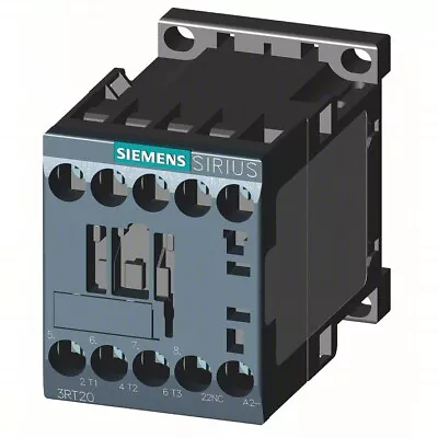 Buy Siemens 3RT20161BB42 IEC Magnetic Contactor, 3 Poles, 24 V DC, 9 A, Reversing: • 30$