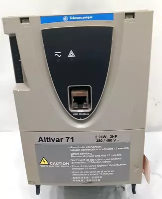 Buy Schneider Inverter Altivar71 2.2KW -3HP 380V ATV71HU22N4 Same As Pictures • 499.99$