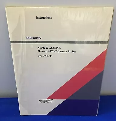 Buy Tektronix A6302 & A6302 Xl 070-3905-03 20amp Current Probes Instruction Manual • 16$