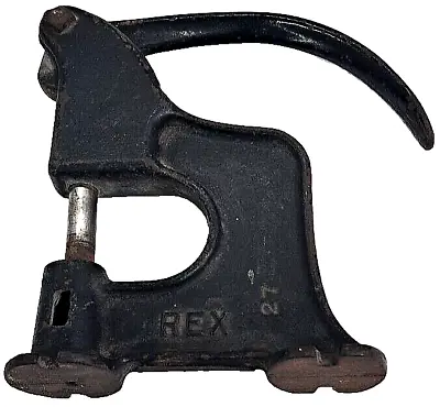Buy Rex Cast Iron Rivet Hand Punch Press #27 • 20$