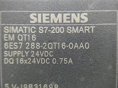 Buy Siemens Simatic S7-200 Smart 6ES7 288-2QT16-0AA0 6ES7288-2QT16-0AA0 • 138.40$