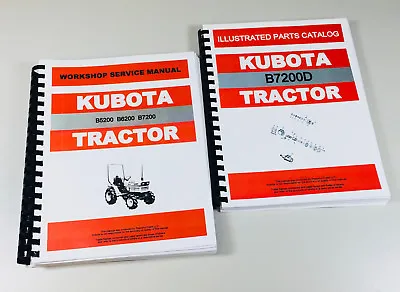 Buy Kubota B7200D 4Wd Tractor Service Repair Manual Parts Catalog Shop Set Overhaul • 63.97$