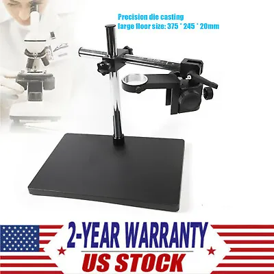 Buy Adjustable Microscope Boom Stand Heavy Duty Large Stereo Arm Table Stand Holder • 76$