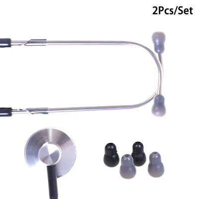 Buy 2×ReplTAement Soft Silicone Earplug Ear Tips Earpieces For Littmann StethoscoTA • 1.07$