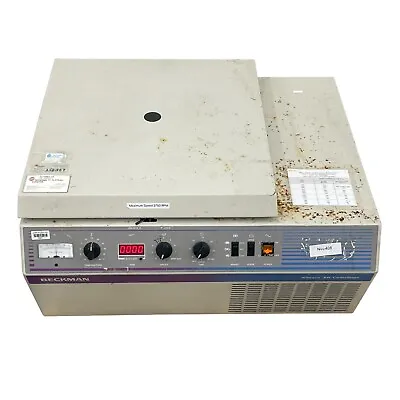 Buy Beckman Allegra 6R Benchtop Refrigerated Centrifuge W/ GH-3.8 Rotor, Made In USA • 3,999.97$
