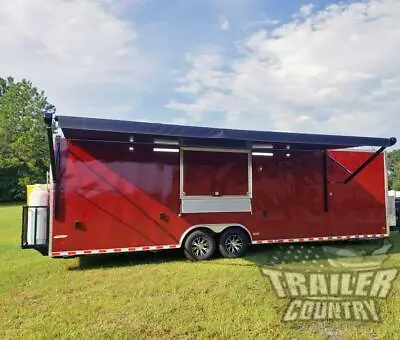 Buy New 2024 8.5x30  Enclosed Mobile Concession Kitchen Food Bbq Vending Trailer • 67,895$