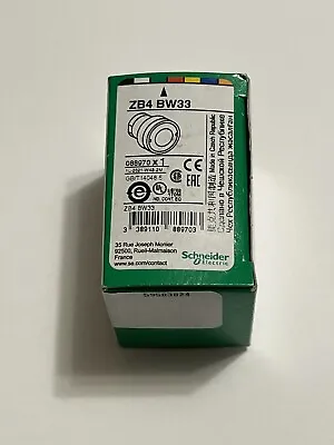 Buy New Schneider Electric ZB4BW33 Illuminated Push Button Operator 22mm Green • 14.99$