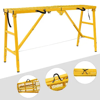 Buy Work Plank 5ft W/ 550lb Capacity Scaffold Plank Stand Platform Heavy 75cm-105cm • 114$