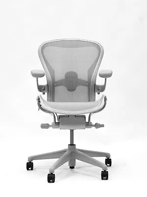 Buy Herman Miller | Model: Aeron Remaster | Color: Mineral | Office Chairs | Size B • 824.99$