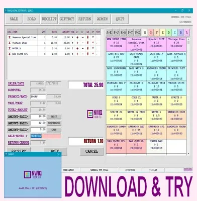 Buy Stall Point Of Sale Software - Retail POS Inventory NWIQ • 22$